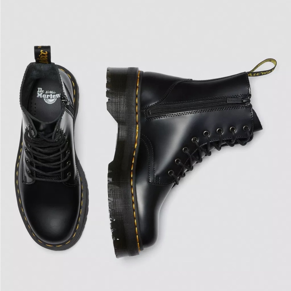 Dr. Martens Jadon Smooth Leather Platform Boot - Picture 3 of 5